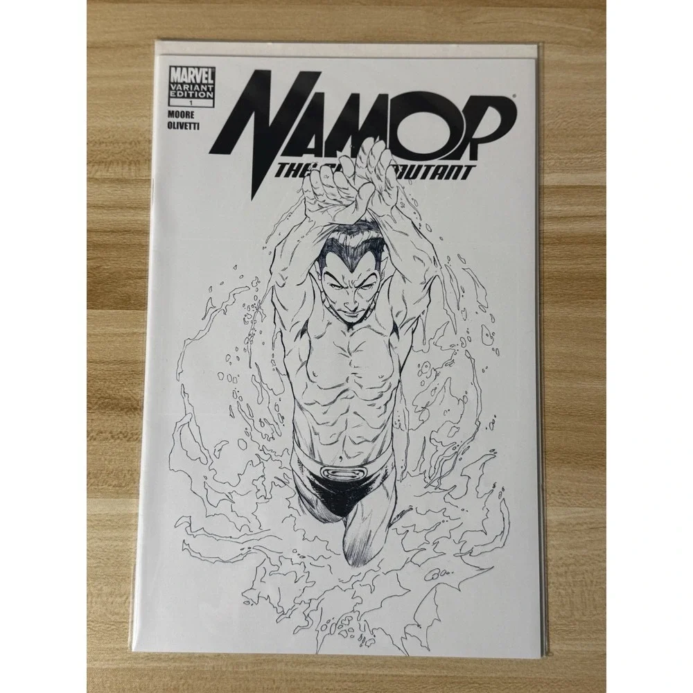 Namor The First Mutant #1 2010 Marvel Comics - Incentive Sketch‎ Variant Quesada